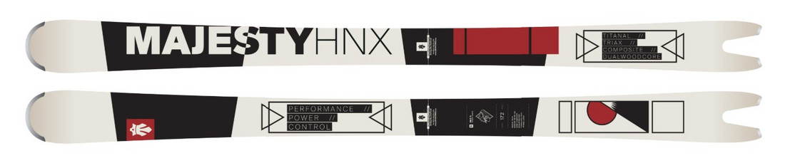 GTX Ti N narty Majesty na trasę