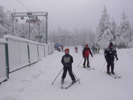 Górna stacja wyciągu przy trasie NIEBIESKIEJ nr 9