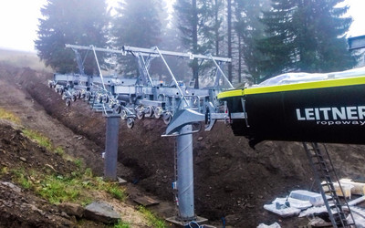 Czarna Góra budowa kolei "Luxtorpeda" (foto: czarnagora.pl)