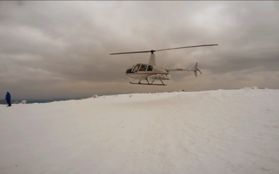 Heliskiing na Pilsku (źródło: vimeo.com)