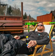 Po nartach, chwila relaksu