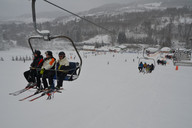 Widok z wyciągu krzesełkowego