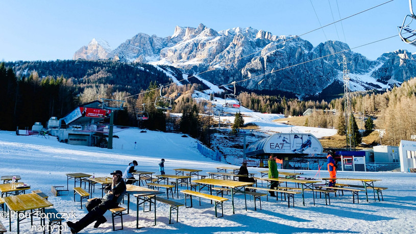 Cortina d`Ampezzo przy trasie niebieskiej / fot. P. Tomczyk