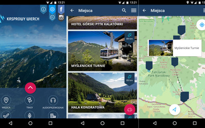 Aplikacja „Kasprowy Wierch” (źródło: play.google.com)
