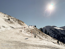 Trasa dojazdowa z Predazzo do Ski Center Latemar (fot. P. Tomczyk)