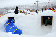 Słowacja - śnieżne psy- dziecięcy rura park 2