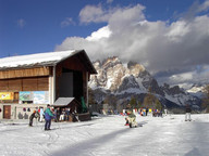 Widok na górę Cristallo