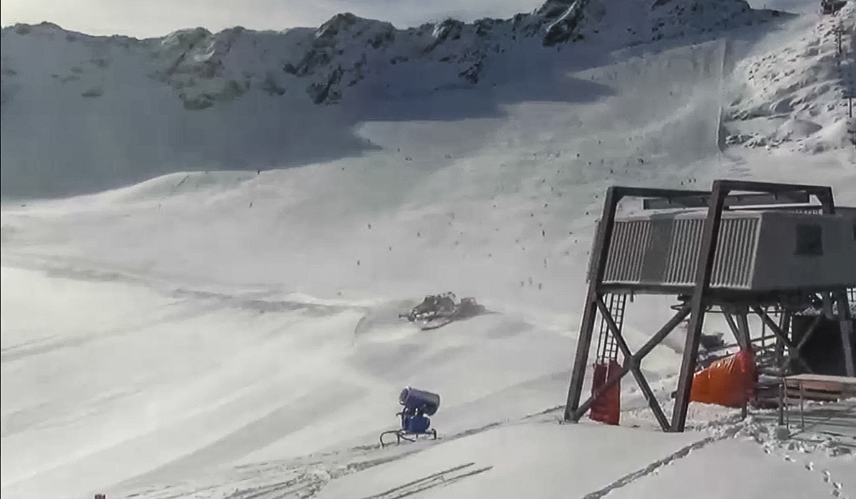 Maso Corto lodowiec (źródło: webcam)