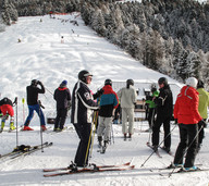 Ski Center Latemar Obereggen- w tłumie narciarzy