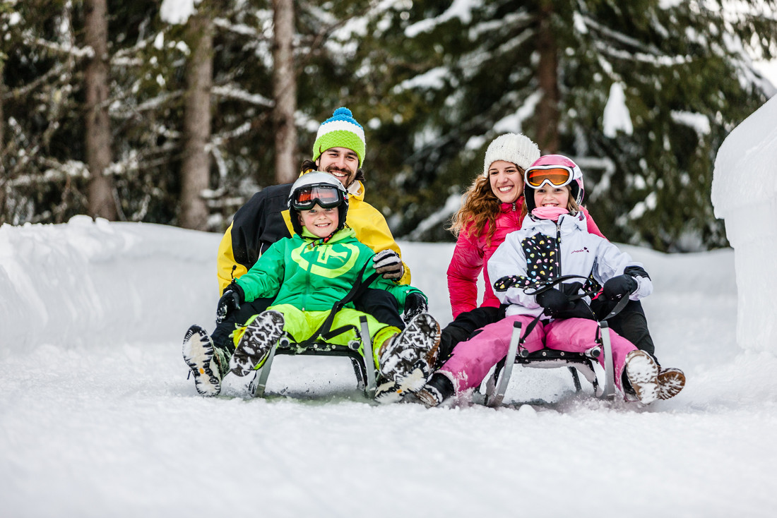 Na torze saneczkowym (fot. K. Peterlin)