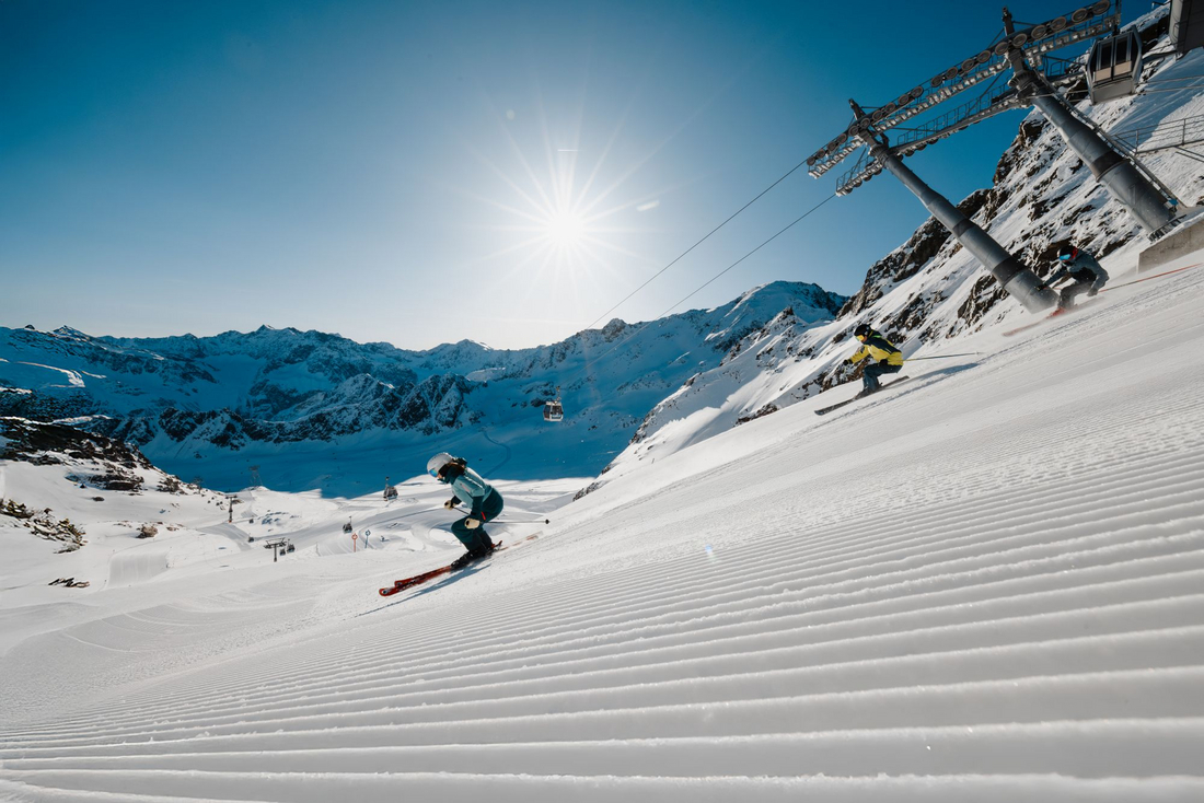 Idealnie przygotowane trasy na lodowcu Kaunertaler Gletscher, fot. TVB Tiroler Oberland / Kaunertal, Maximilian Pflanzl