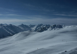 Panorama z górnej stacji Carosello 2 Panorama z górnej stacji Carosello 2