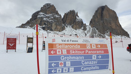 Sella Ronda - kończymy w pełnym słońcu (fot. T. Knyć)