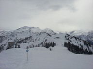 Ski Amade- widoki na trasy 