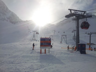 Eisgrat widok na Schaufelspitze