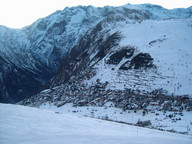 Les 2 Alpes 1 - Widok na miasto