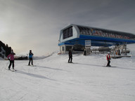 Ski Center Latemar Obereggen- na szczycie