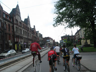 Śląska masa krytyczna- wzdłuż torów tramwajowych
