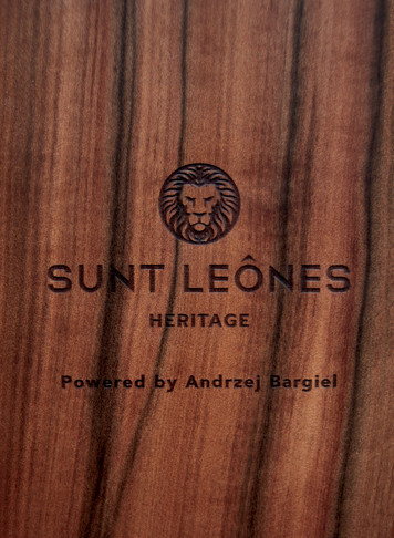 Andrzej Bargiel Sunt Leones
