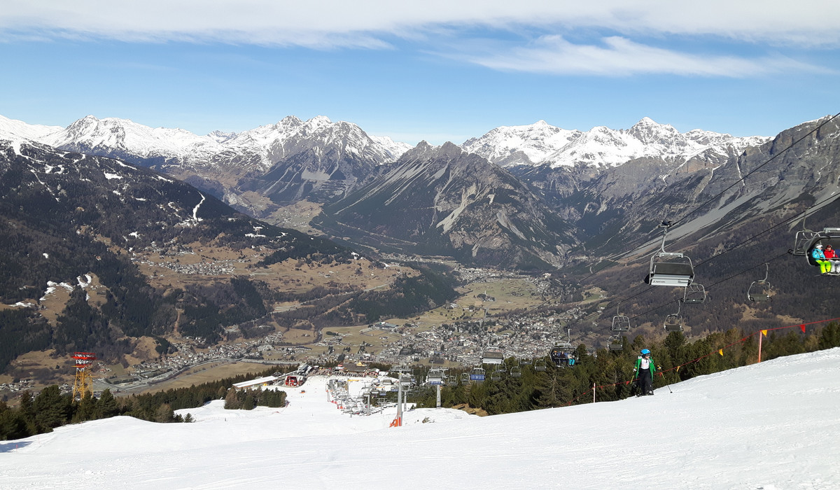 Bormio panorama miasta (foto: Olek Kaleta)