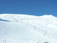 Tignes czerwone trasy Stade de slalom i Les lanches