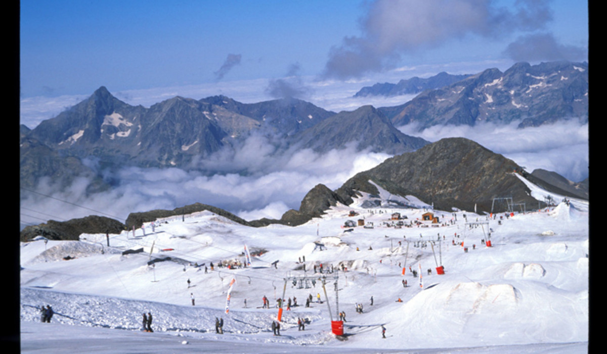 Les 2 Alpes latem (foto: Les 2 Alpes) Les 2 Alpes latem (foto: Les 2 Alpes)