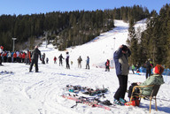 Białka Tatrzańska- na dole stoku