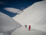 Trudno dogonić intruktorkę z  Les 2 Alpes (foto: PB Narty.pl)