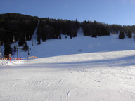 POLANA PRZY WYCIĄGACH. TRASY NIEBIESKIE.