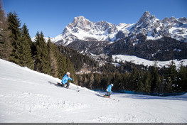 Telemark z instruktorem w San Martino di Castrozza  (fot. A. Rusollo)