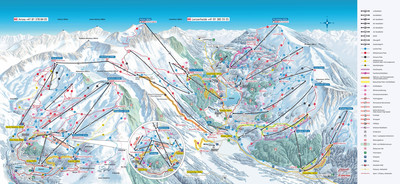 Lenzerheide - mapa tras narciarskich