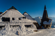 Schneekarhütte - piramidy na stoku