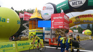 Tour de Pologne- Rzeszów - pierwsi rowerzyści