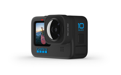 Kamera sportowa GoPro Max HERO10 na białym tle