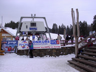 Dolny peron wyciągu krzesełkowego na Kotelnicę 2