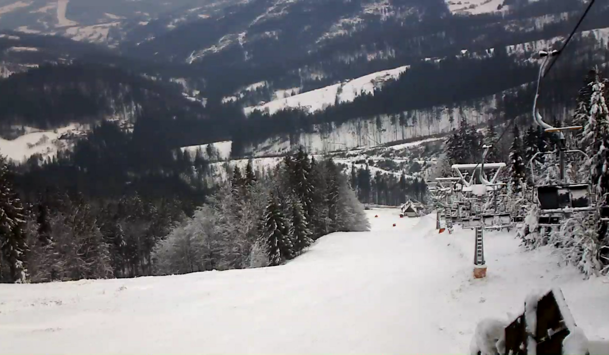 Dziś na Stożku w Wiśle (webcam Stożek)