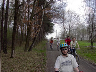 Wjeżdżamy w lasy Kobiórskie. Naszym celem jest Tychy Żwaków.