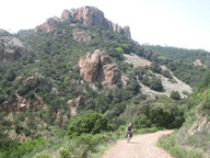 Lazurowe wybrzeże - droga i wzgórza