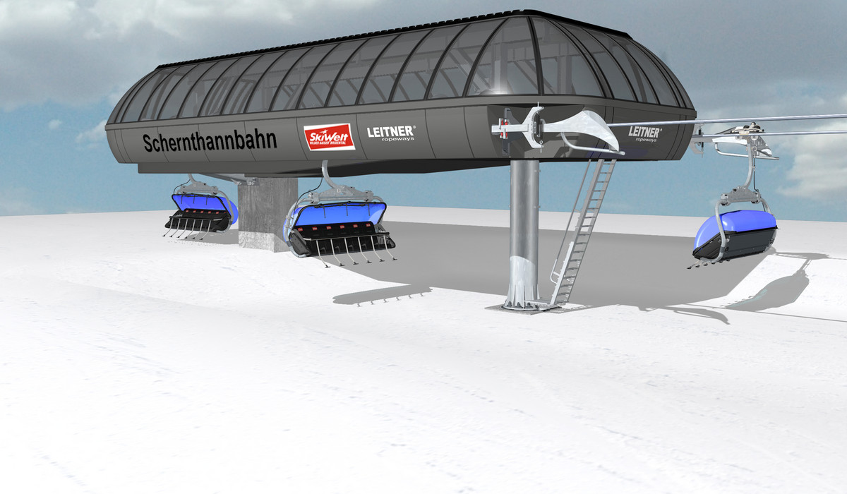 Wizualizacja Schernthann  (źródło: skiwelt.at)