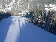 Okolice Cavalese- widok z gondolki 2