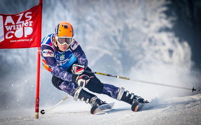 Zawodnik na trasie (foto: snowpr.pl)