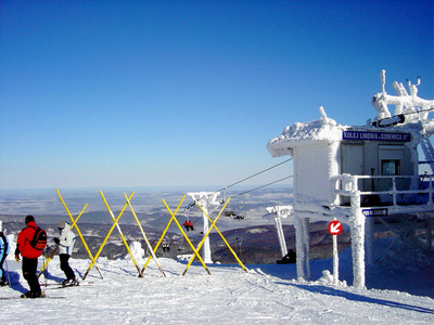 Górna stacja na Szrenicy 1310m npm