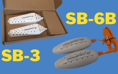 Porównanie suszarek do butów SB-3 i SB-6B