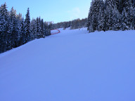 Okolice Cavalese- widok na trasę 3