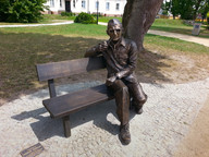 Ławeczka Stanisława Hadyny w Koszęcinie