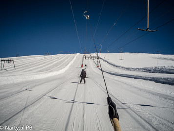 Les 2 Alpes - orczyki na lodowcu (foto: PB Narty.pl)