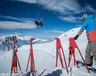 Tor do skicrossu w Les 2 Alpes (foto: PB Narty.pl)