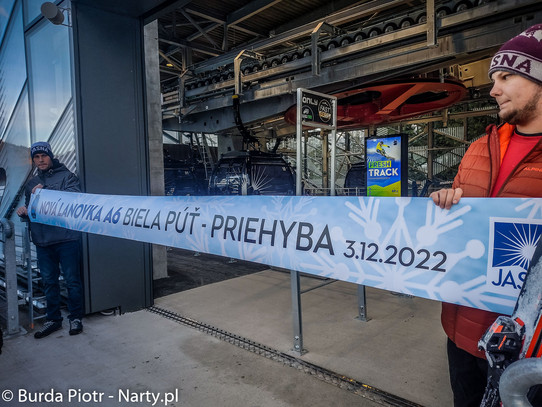 Nowa gondola w Jasnej.  Biela Put- Priehyba (fot. P. Burda)