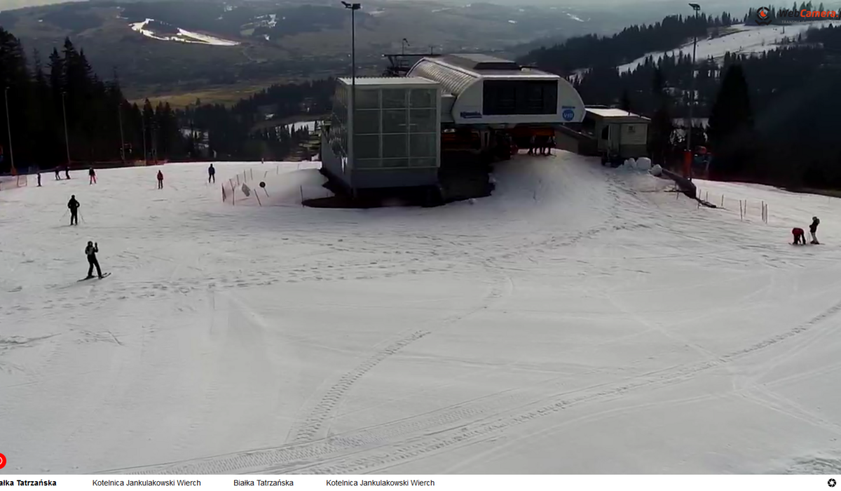 Białka Tatrzańska (źródło: webcamera.pl) Białka Tatrzańska (źródło: webcamera.pl)