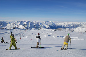 Snowpark w Les 2 Alpes